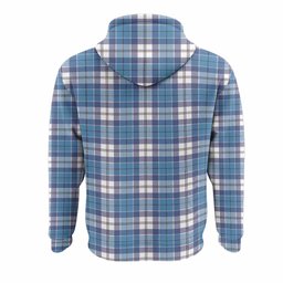 Roberton Tartan Crest Hoodie Ferocious Lion Style