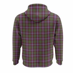 Russell Tartan Crest Hoodie Ferocious Lion Style