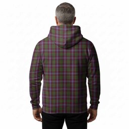 Russell Tartan Crest Hoodie Ferocious Lion Style