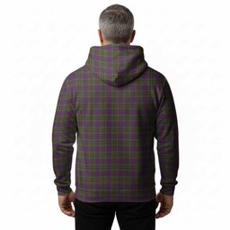 Wood Tartan Crest Hoodie Ferocious Lion Style