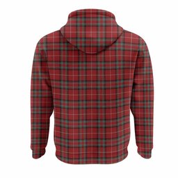 Stewart (Stuart) of Bute Tartan Crest Hoodie Ferocious Lion Style