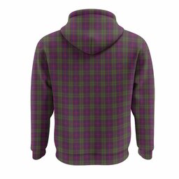 Urquhart Tartan Crest Hoodie Ferocious Lion Style
