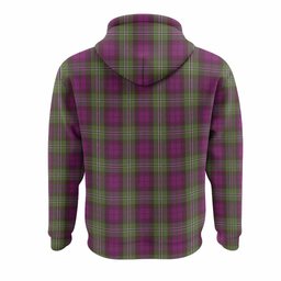 Wilson Tartan Crest Hoodie Ferocious Lion Style