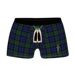 ScotsTee Shop Scottish Baird Modern Clan Highland Kilt Sporran Tartan Boxer Briefs