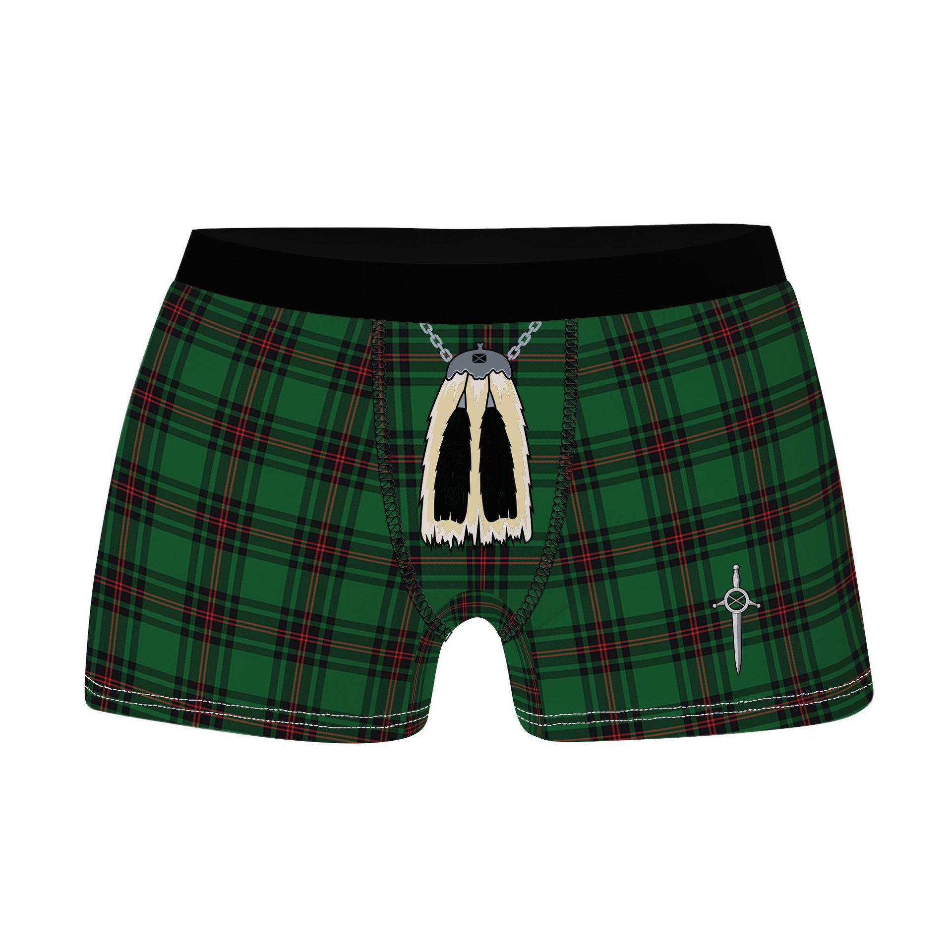 ScotsTee Shop Scottish Anstruther Clan Highland Kilt Sporran Tartan Boxer Briefs