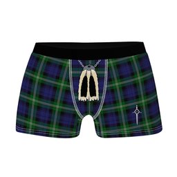 ScotsTee Shop Scottish Baillie of Polkemmet Clan Highland Kilt Sporran Tartan Boxer Briefs