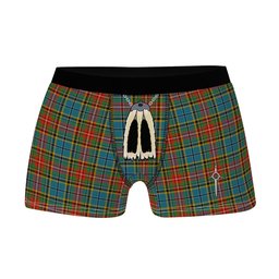 ScotsTee Shop Scottish Beattie (Beatty) Ancient Clan Highland Kilt Sporran Tartan Boxer Briefs