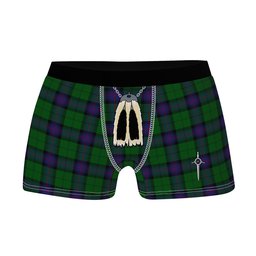 ScotsTee Shop Scottish Armstrong Clan Highland Kilt Sporran Tartan Boxer Briefs