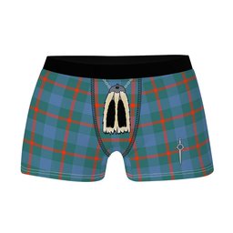 ScotsTee Shop Scottish Agnew Ancient Clan Highland Kilt Sporran Tartan Boxer Briefs