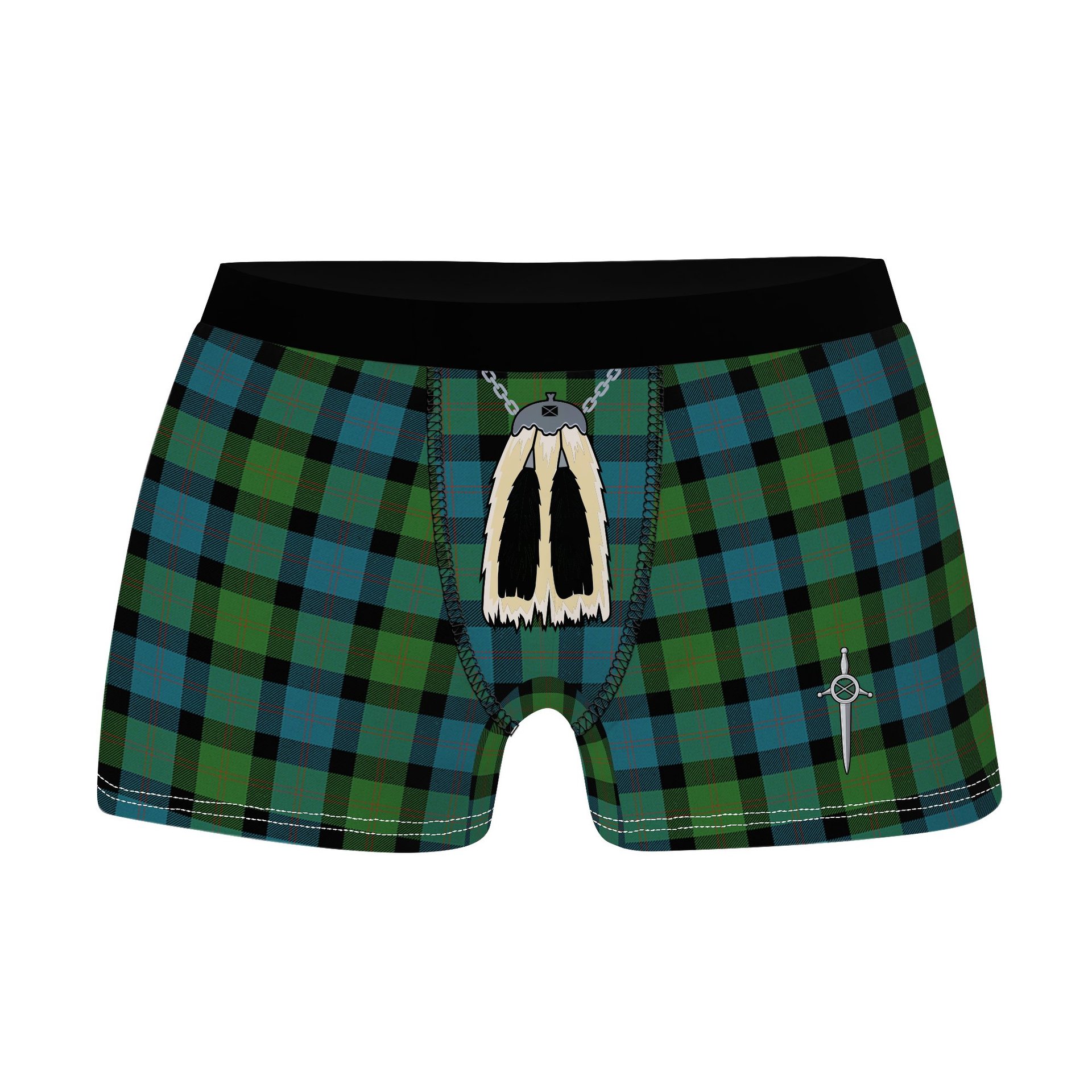 ScotsTee Shop Scottish Blair Ancient Clan Highland Kilt Sporran Tartan Boxer Briefs