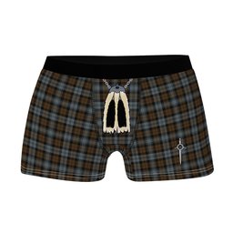 ScotsTee Shop Scottish BlackWatch Weathered Clan Highland Kilt Sporran Tartan Boxer Briefs