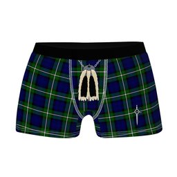 ScotsTee Shop Scottish Bannerman Clan Highland Kilt Sporran Tartan Boxer Briefs