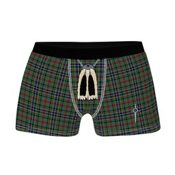 ScotsTee Shop Scottish Bisset Clan Highland Kilt Sporran Tartan Boxer Briefs