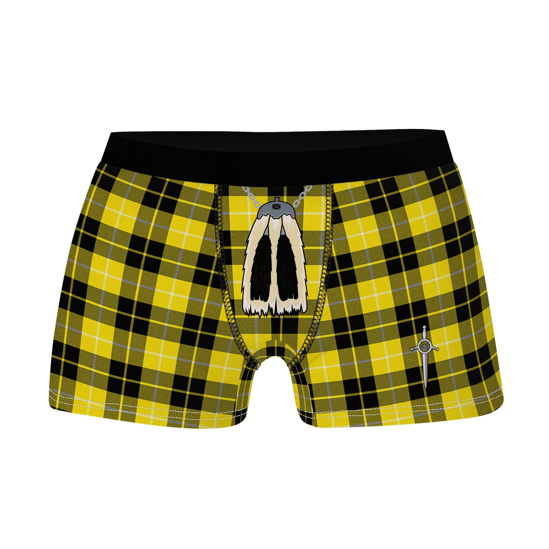 ScotsTee Shop Scottish Barclay Dress Modern Clan Clan Highland Kilt Sporran Tartan Boxer Briefs