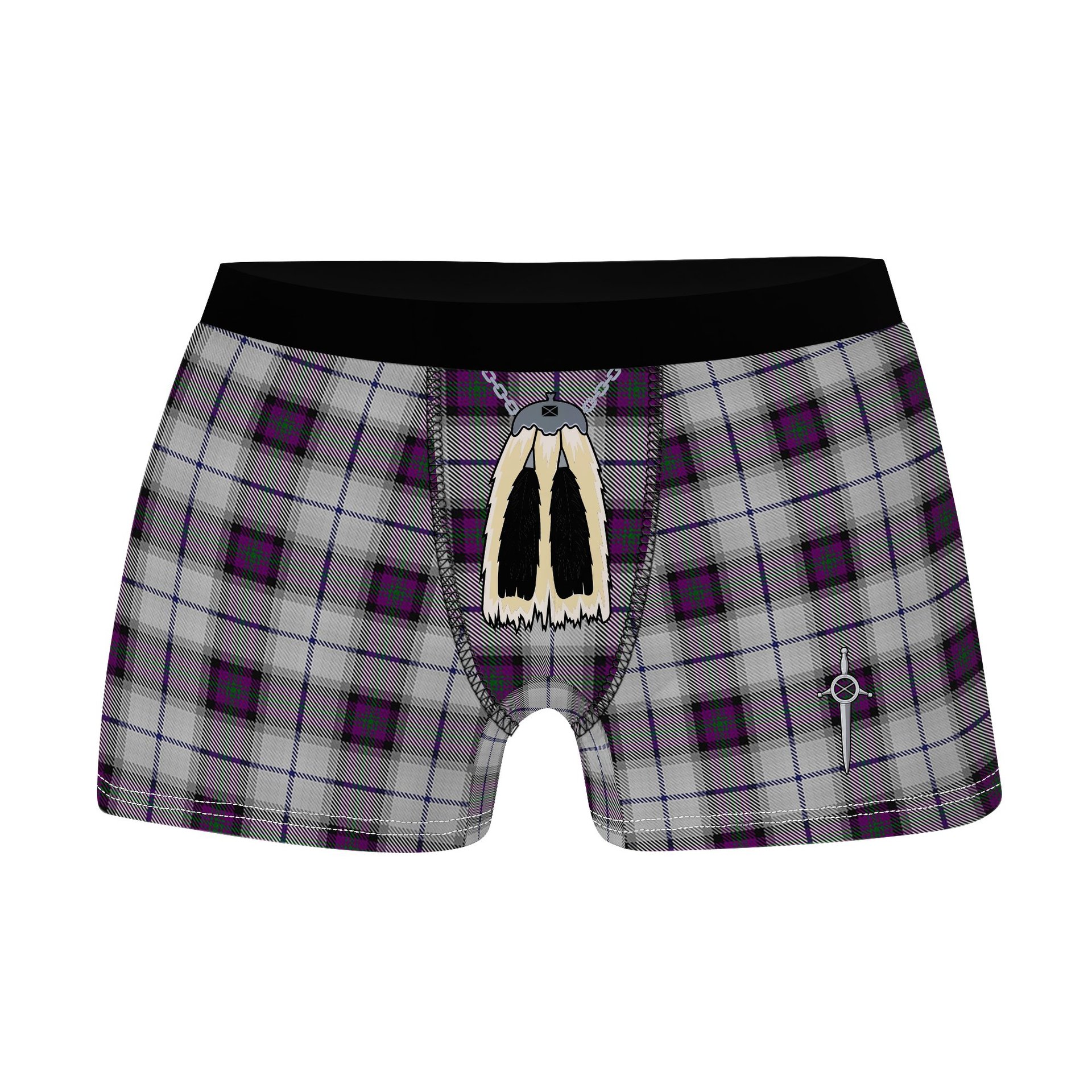 ScotsTee Shop Scottish Alexander of Menstry Dress Clan Highland Kilt Sporran Tartan Boxer Briefs
