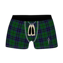 ScotsTee Shop Scottish Austin Clan Highland Kilt Sporran Tartan Boxer Briefs