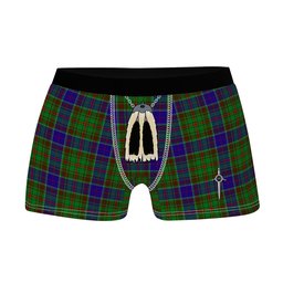 ScotsTee Shop Scottish Adam Clan Highland Kilt Sporran Tartan Boxer Briefs