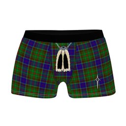 ScotsTee Shop Scottish Adam Clan Highland Kilt Sporran Tartan Boxer Briefs