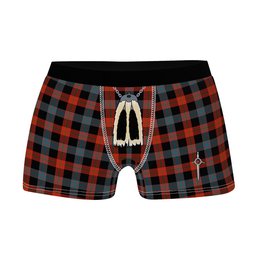 ScotsTee Shop Scottish Brown Ancient Clan Highland Kilt Sporran Tartan Boxer Briefs