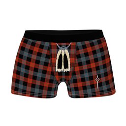 ScotsTee Shop Scottish Brown Ancient Clan Highland Kilt Sporran Tartan Boxer Briefs
