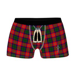 ScotsTee Shop Scottish Charteris Clan Highland Kilt Sporran Tartan Boxer Briefs