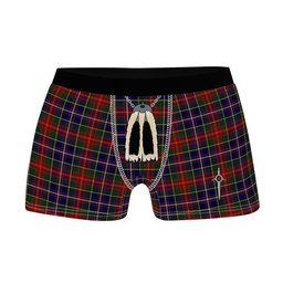 ScotsTee Shop Scottish Crozier Clan Highland Kilt Sporran Tartan Boxer Briefs