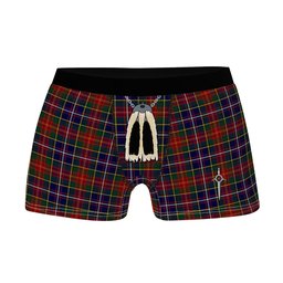 ScotsTee Shop Scottish Crozier Clan Highland Kilt Sporran Tartan Boxer Briefs