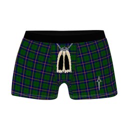 ScotsTee Shop Scottish Carmichael Modern Clan Highland Kilt Sporran Tartan Boxer Briefs