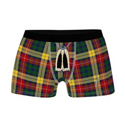 ScotsTee Shop Scottish Buchanan Clan Highland Kilt Sporran Tartan Boxer Briefs