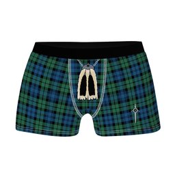 ScotsTee Shop Scottish Campbell Ancient 02 Clan Highland Kilt Sporran Tartan Boxer Briefs