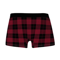 ScotsTee Shop Scottish Cameron Black and Red Modern Clan Highland Kilt Sporran Tartan Boxer Briefs