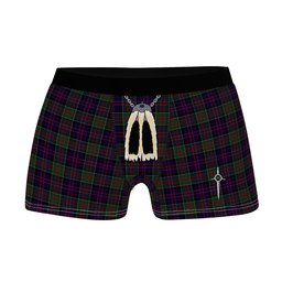 ScotsTee Shop Scottish Donald of Clan Ranald Clan Highland Kilt Sporran Tartan Boxer Briefs