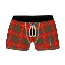 ScotsTee Shop Scottish Burns (Burns 1930) Modern Clan Highland Kilt Sporran Tartan Boxer Briefs