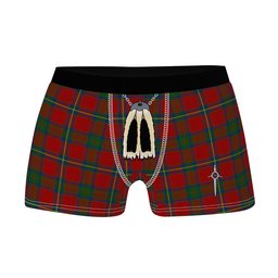ScotsTee Shop Scottish Cruikshank Clan Highland Kilt Sporran Tartan Boxer Briefs