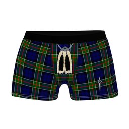 ScotsTee Shop Scottish Colquhoun Modern Clan Highland Kilt Sporran Tartan Boxer Briefs