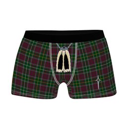 ScotsTee Shop Scottish Crosby Clan Highland Kilt Sporran Tartan Boxer Briefs