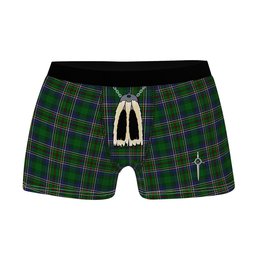 ScotsTee Shop Scottish Cockburn Clan Highland Kilt Sporran Tartan Boxer Briefs