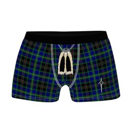 ScotsTee Shop Scottish Colgan Clan Highland Kilt Sporran Tartan Boxer Briefs