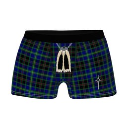 ScotsTee Shop Scottish Colgan Clan Highland Kilt Sporran Tartan Boxer Briefs