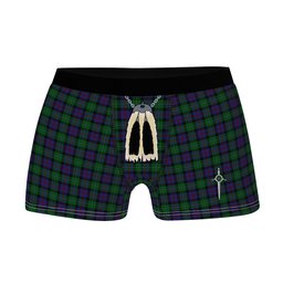 ScotsTee Shop Scottish Campbell of Cawdor Clan Highland Kilt Sporran Tartan Boxer Briefs