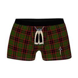 ScotsTee Shop Scottish Buchan Modern Clan Highland Kilt Sporran Tartan Boxer Briefs