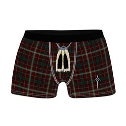 ScotsTee Shop Scottish Clifford Clan Highland Kilt Sporran Tartan Boxer Briefs