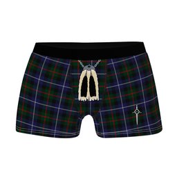 ScotsTee Shop Scottish Dalmeny 1 Clan Highland Kilt Sporran Tartan Boxer Briefs