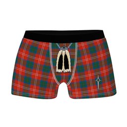 ScotsTee Shop Scottish Chisholm SC Clan Highland Kilt Sporran Tartan Boxer Briefs