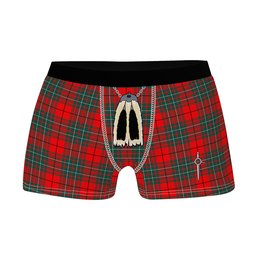ScotsTee Shop Scottish Cheyne Clan Highland Kilt Sporran Tartan Boxer Briefs