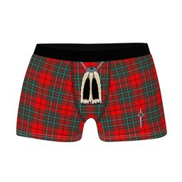 ScotsTee Shop Scottish Cheyne Clan Highland Kilt Sporran Tartan Boxer Briefs