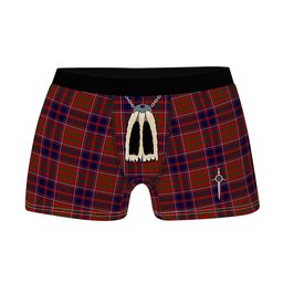 ScotsTee Shop Scottish Cameron of Locheil Original Clan Highland Kilt Sporran Tartan Boxer Briefs