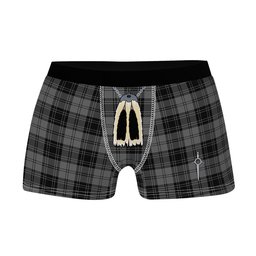 ScotsTee Shop Scottish Douglas Grey Clan Highland Kilt Sporran Tartan Boxer Briefs