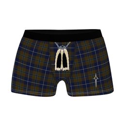ScotsTee Shop Scottish Douglas Brown Clan Highland Kilt Sporran Tartan Boxer Briefs