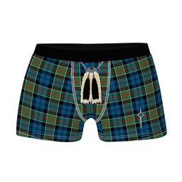 ScotsTee Shop Scottish Colquhoun Ancient Clan Highland Kilt Sporran Tartan Boxer Briefs